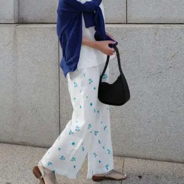 정품 마챗의 자수 팬츠