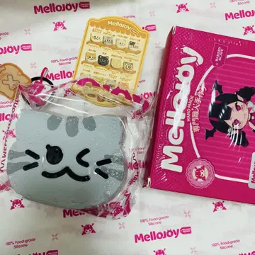 mellojoy 스퀴즈 냥코 구하기 어려움 고양이 그레이 새상품