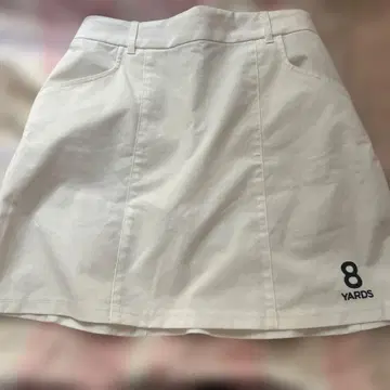 8 YARDS 화이트 스커트 사이즈 M