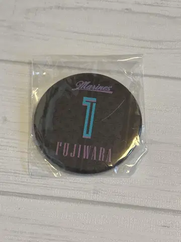 지바 롯데 마린스 후지와라 키요히로 BSW 캔뱃지