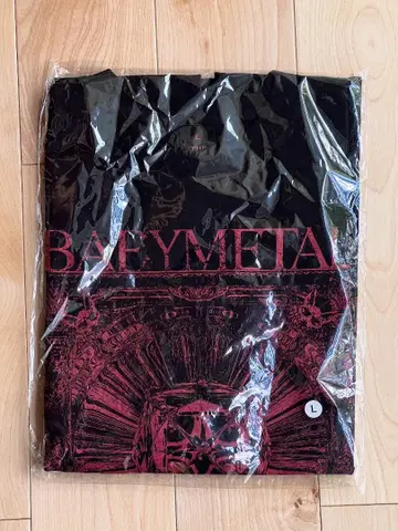 BABYMETAL THE ONE 티셔츠 2025 L 사이즈 그래픽 블랙