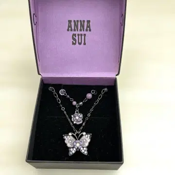 ANNA SUI 목걸이 나비 안나수이 2줄