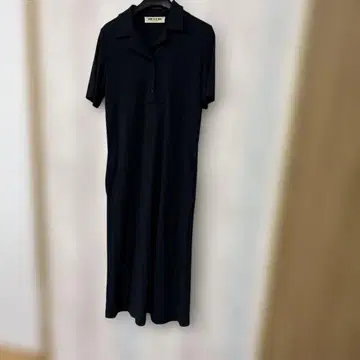 COMME CA DU MODE 네이비 반팔 폴로 원피스