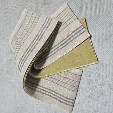 이번 여름에! 린넨 오비 반폭 오비 미사용 새상품 양면 사용 가능
