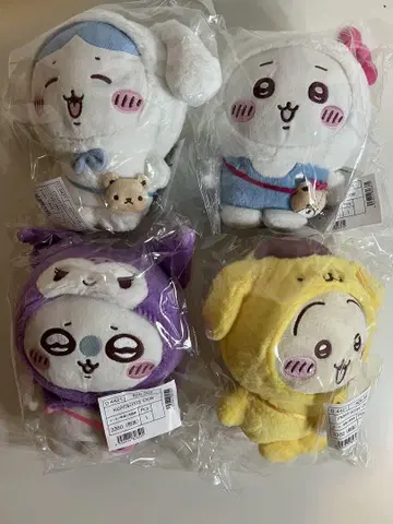미사용 새상품 치이카와 (먼작귀) 산리오 봉제 인형 세트