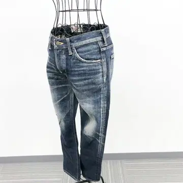 Lee 언타이틀 데님 청바지 청바지 블루 데미지 가공 일본제