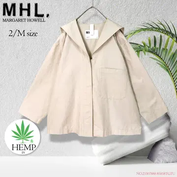 23년 MHL. 마가렛 호웰 파인 코튼 세일러 카라 셔츠