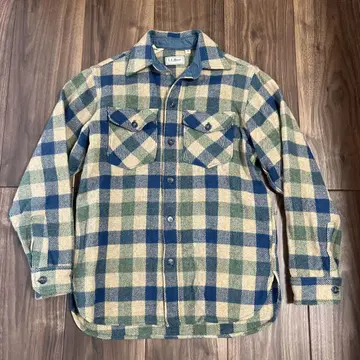 엘엘빈 made in USA 울 셔츠
