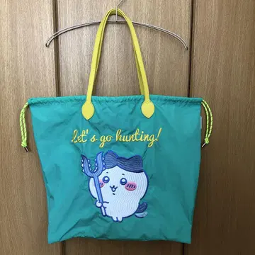 치이카와 하치와레 자수 복조리 토트백