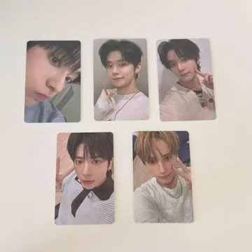 TXT TOGETHER 유니버셜 UMS 혜택 트레이딩 카드 5장