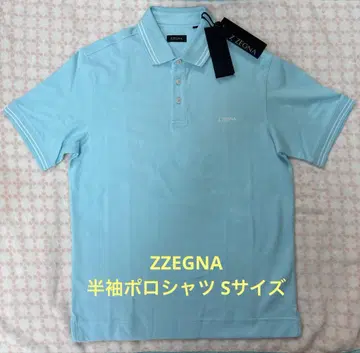 ZZEGNA 반팔 피케 셔츠 S 사이즈