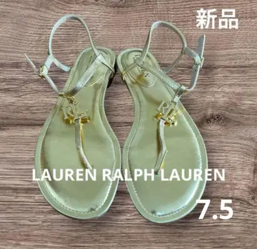LAUREN 랄프 로렌 골드 샌들 샌들 미국 구매 새상품