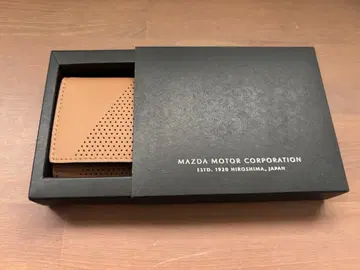MAZDA 천연 가죽 명함 케이스