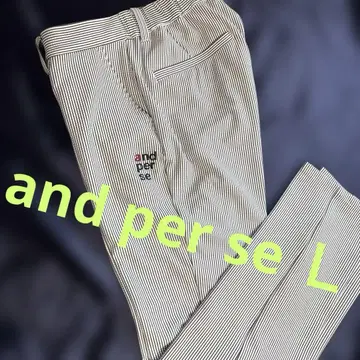앤퍼시 MENS 팬츠 L 스트라이프