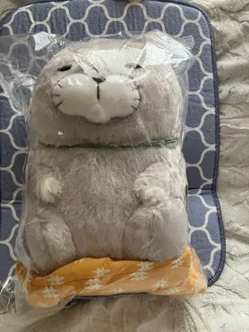 수염 만주 정좌 불상 봉제 인형