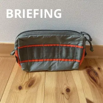 BRIEFING 브리핑 파우치 가젯 케이스 카키 오렌지
