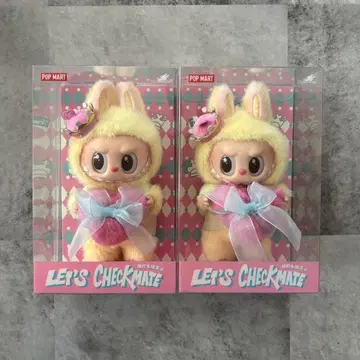 영수증 포함 [2개 세트] Labubu Let's Checkmate
