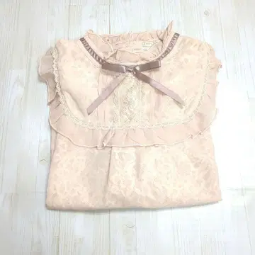 axes femme POETIQUE 리본 레이스 블라우스