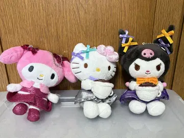 산리오 캐릭터 키링 봉제 인형 세트