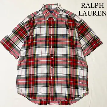 RALPH LAUREN 랄프 로렌 체크 버튼 다운 셔츠 L 사이즈