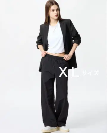 유니클로 기어 팬츠 블랙