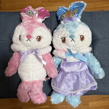 토끼 봉제 인형 2개 세트