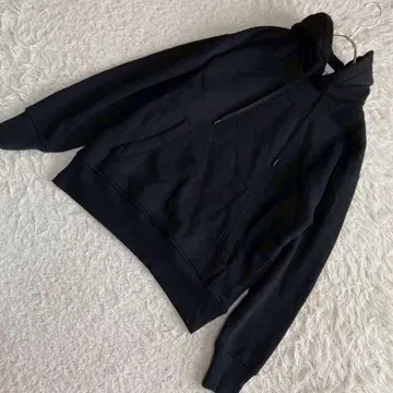 ZARA 후드티 풀오버 블랙 USA S 캐주얼 심플