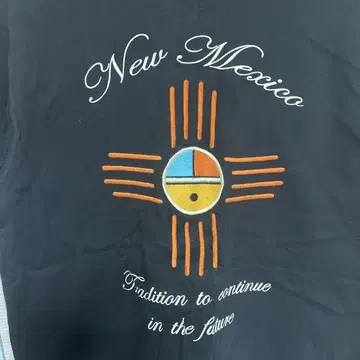 New Mexico 헨리넥 티셔츠 블랙