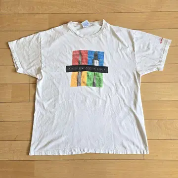90s 빈티지 빈티지 티셔츠 아트 T 구제 의류 오버 사이즈