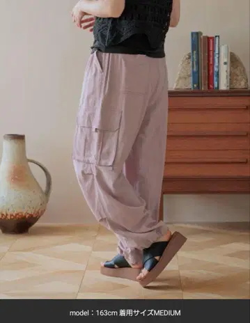 린넨 혼방 트로트 카고 팬츠