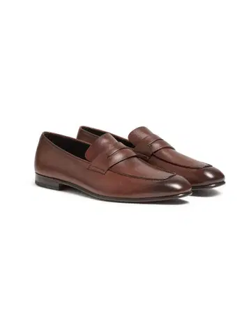 미사용 박스 포함 제냐 Ermenegildo Zegna 가죽 드레스 신발