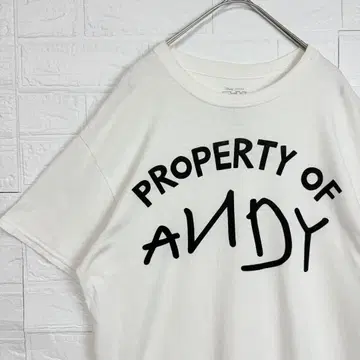 [빈티지] TOY STORY ANDY 사인 티셔츠 디즈니