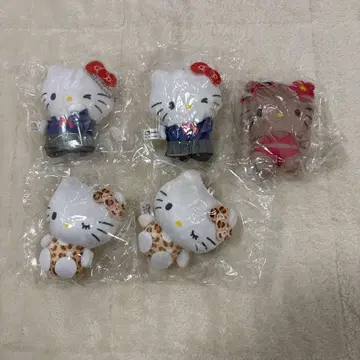산리오 헬로키티 걸루 봉제 인형 공 체인 2 가챠