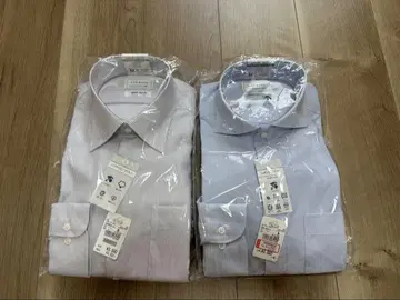2장 세트 LES MUES 다리미가 필요 없는 셔츠 M