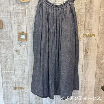 이치 앤티크스 바지 린넨 롱 스커트