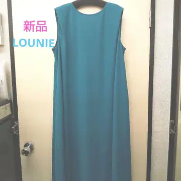새상품 LOUNIE 터콰이즈 슬리브리스 원피스