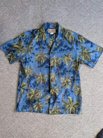 Blue Hawaii 알로하 셔츠 반팔 블루