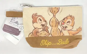 디즈니 스토어 파우치 FOOD TEXTILE/드립 커피 칩&데일 브라운