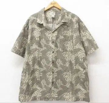 엘엘빈 LLBEAN 반팔 하와이안 셔츠 오픈 카라 오픈 칼라