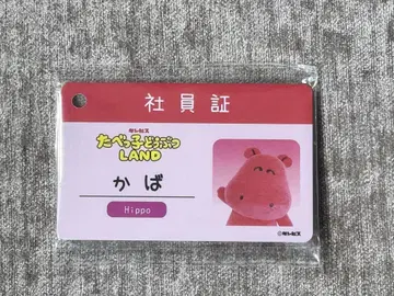 타베코 동물 하마 사원증