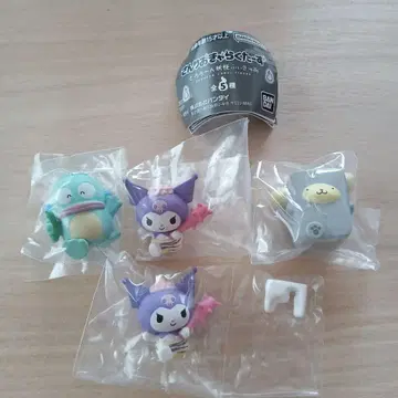 산리오 캐릭터즈 도로론 요괴 피규어 4종 세트