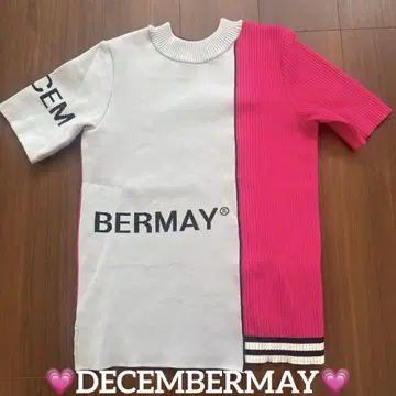 DECEMBERMAY 리브 니트 의류
