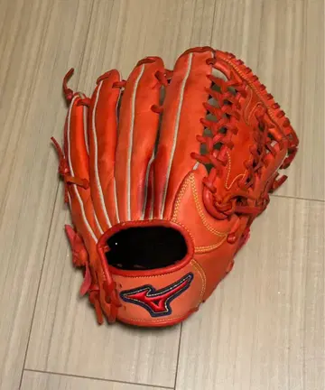 Mizuno 야구 그로브 오렌지