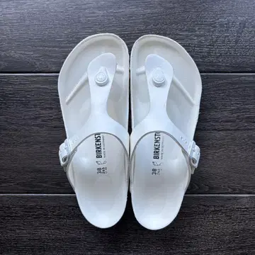 BIRKENSTOCK Gizeh 기제 Eva 에바 화이트 38