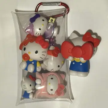 헬로키티 세트 가챠가챠 피규어