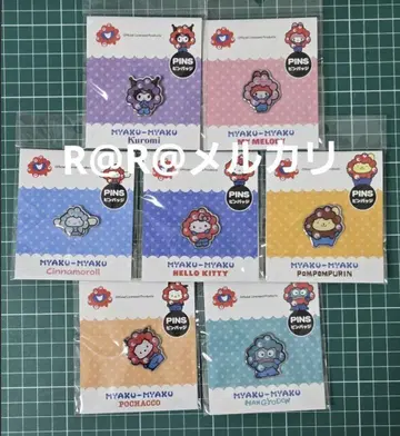 만박 산리오 밧줄 콜라보 핑 배지 총 7종류 컴플리트