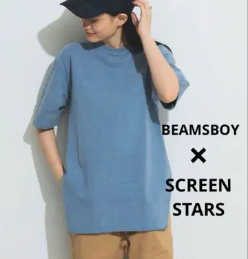 BEAMS BOY 스크린 스타즈 빔즈 보이 별주 피그먼트 티셔츠
