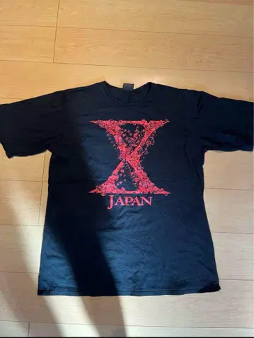 X JAPAN 티셔츠 블랙
