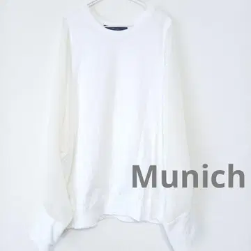 Munich 이종 소재 절개 탑 시어 소매 일본제 코튼