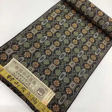 기모노 옷감, 명주, 앙상블, 리메이크 소재, 순수 실크 P343